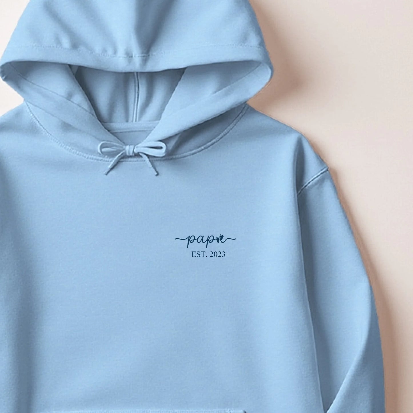 Sweat à capuche Bleu ciel