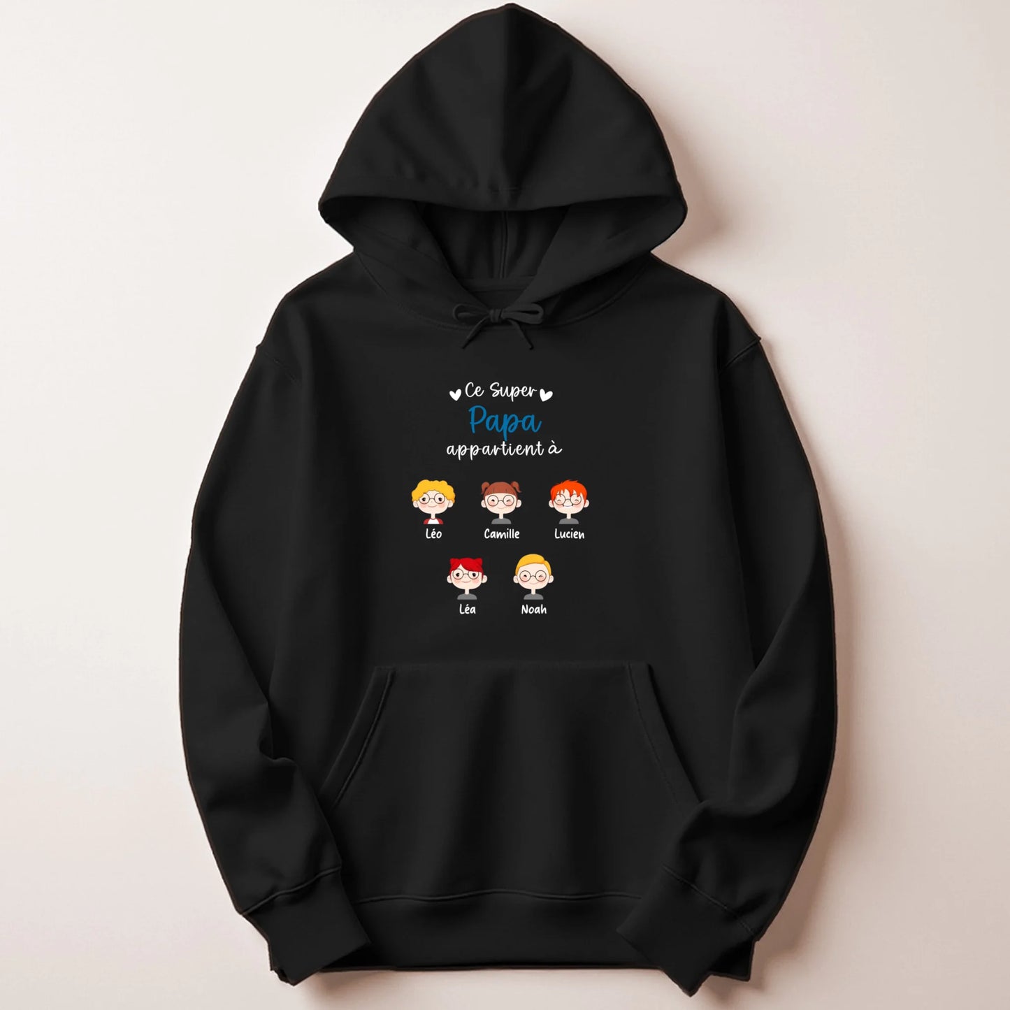 Sweat à capuche Noir