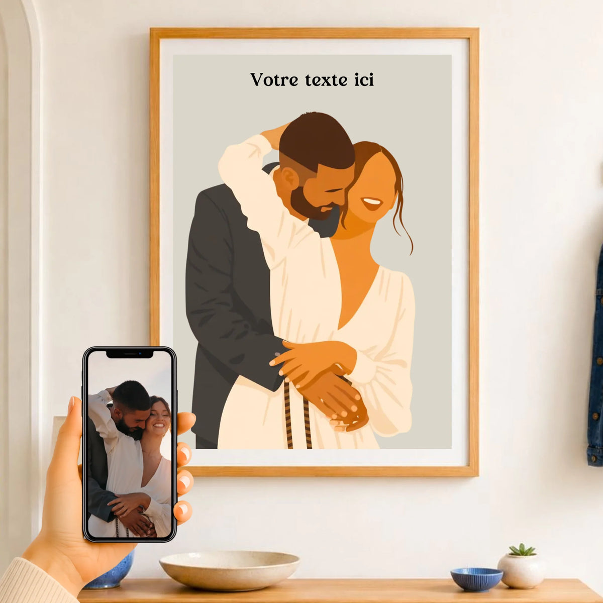 Affiche couple dessin – vue 19