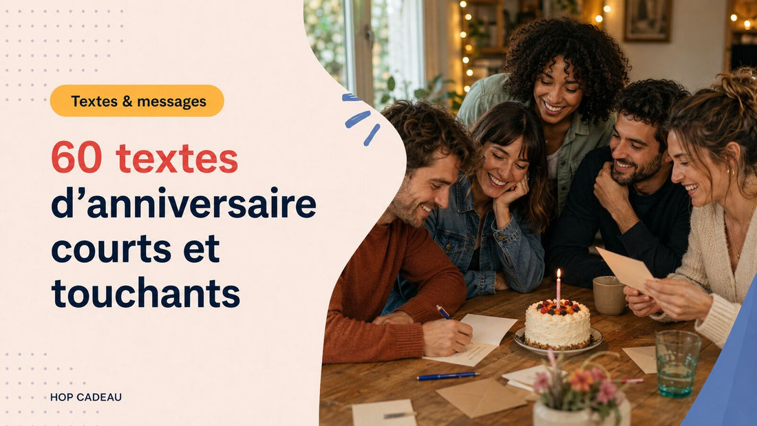 texte anniversaire court et touchant