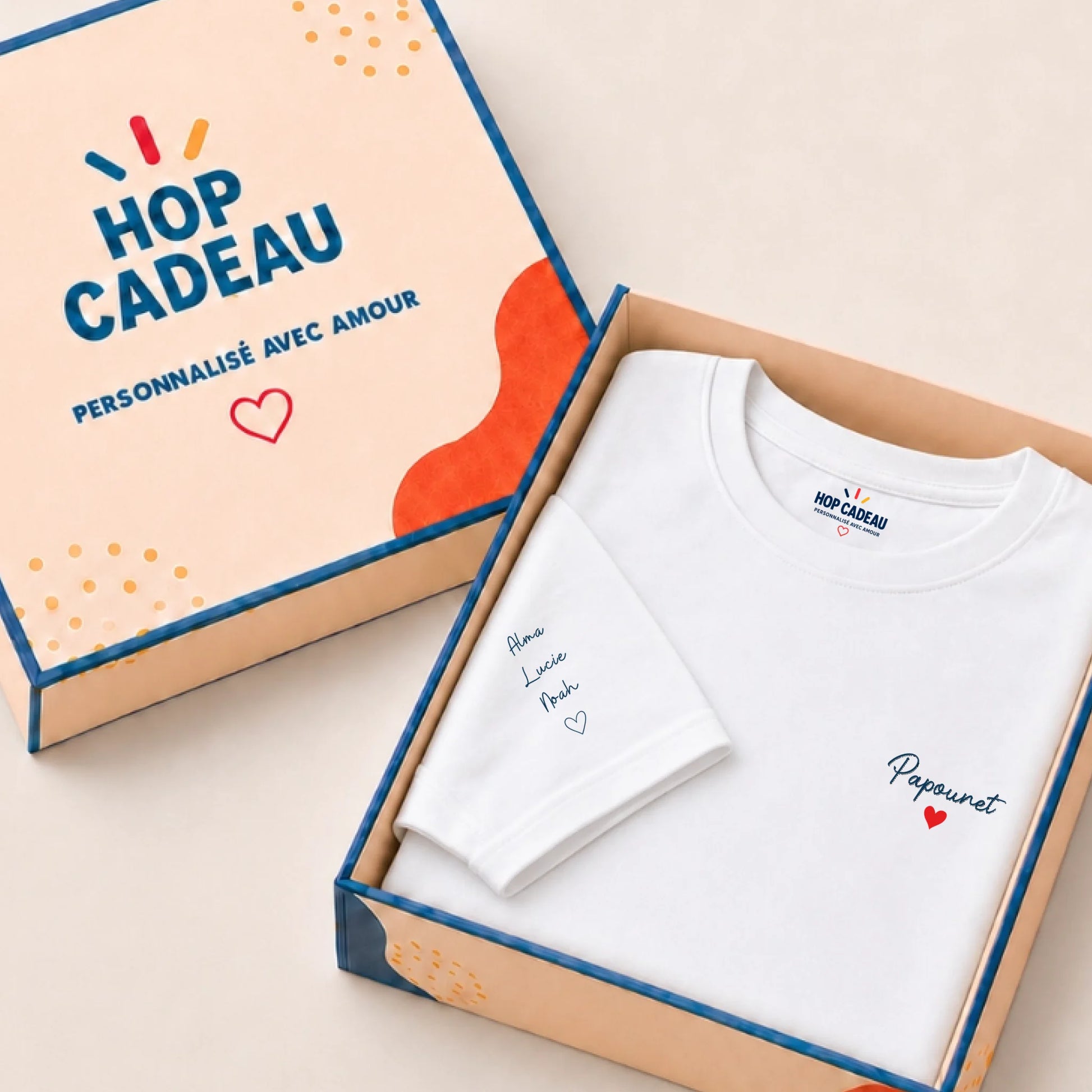 Tee shirt hop cadeau