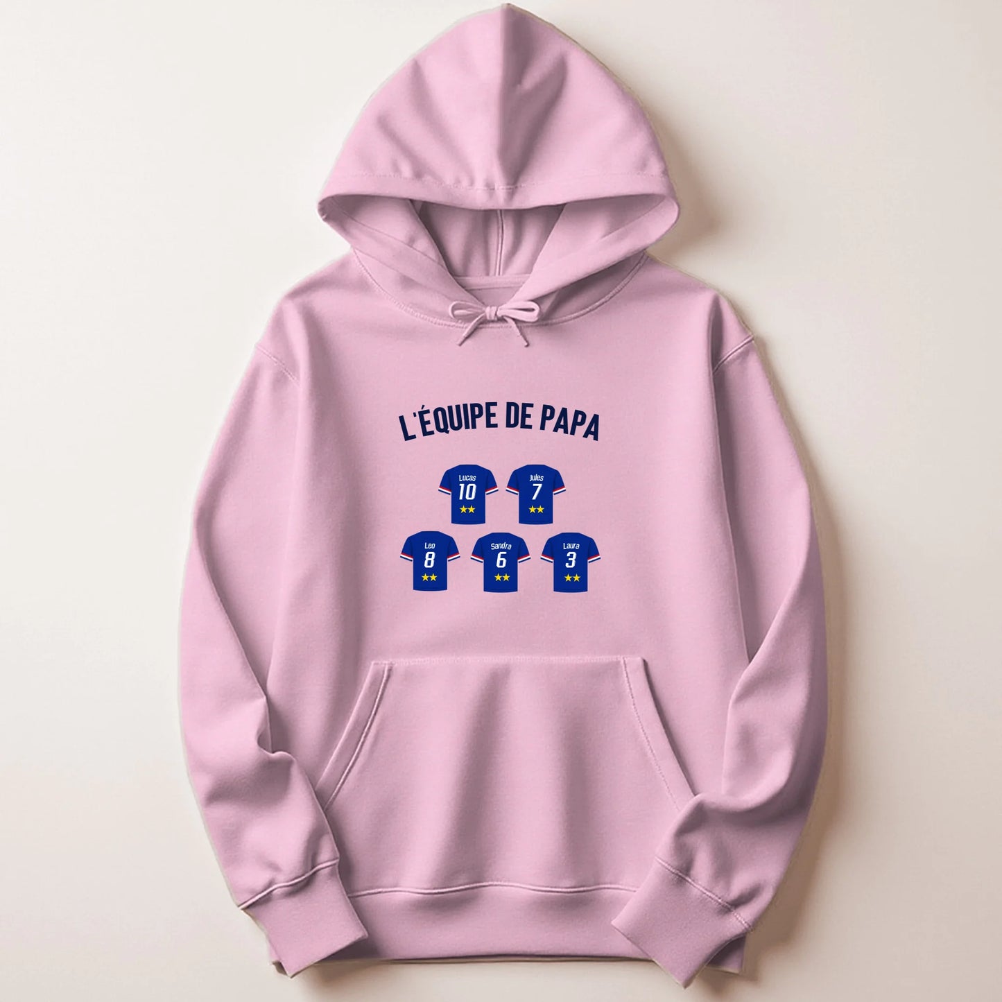 Sweat à capuche Rose clair