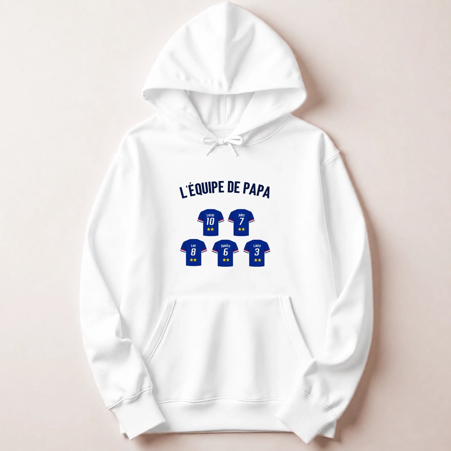Sweat à capuche Blanc