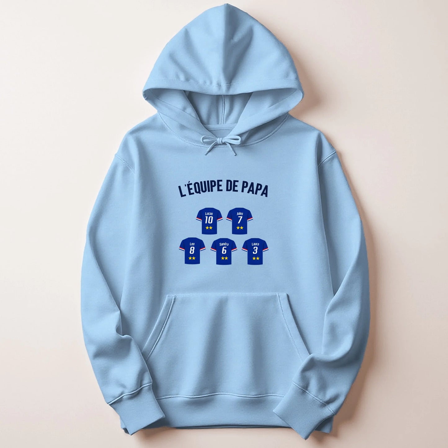 Sweat à capuche Bleu ciel