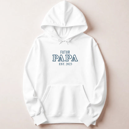 Sweat à capuche Blanc