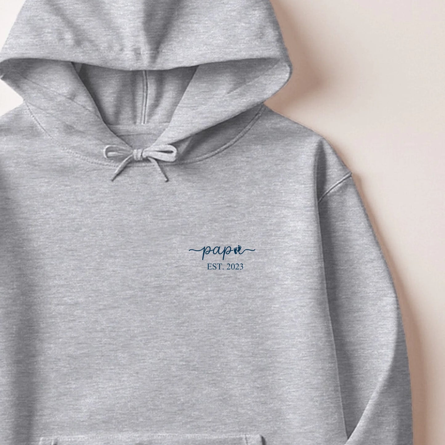 Sweat à capuche Gris clair