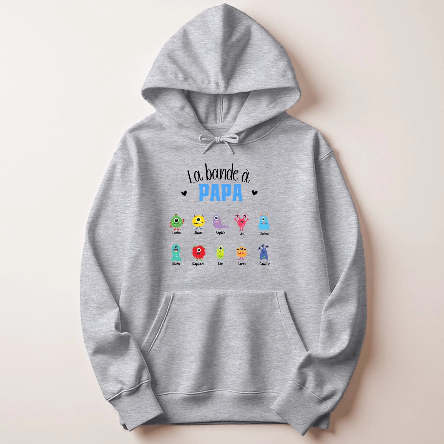 Sweat à capuche Gris clair