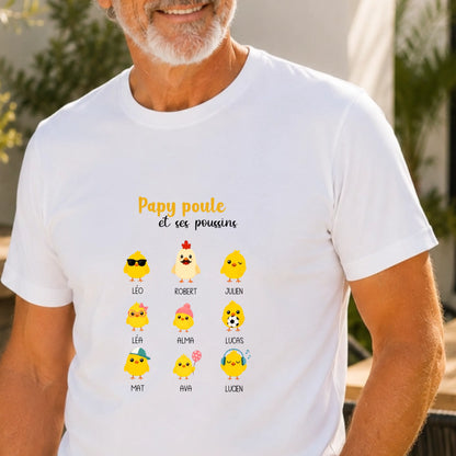 T-shirt blanc papy 2