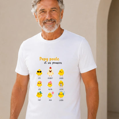 T-shirt blanc papy