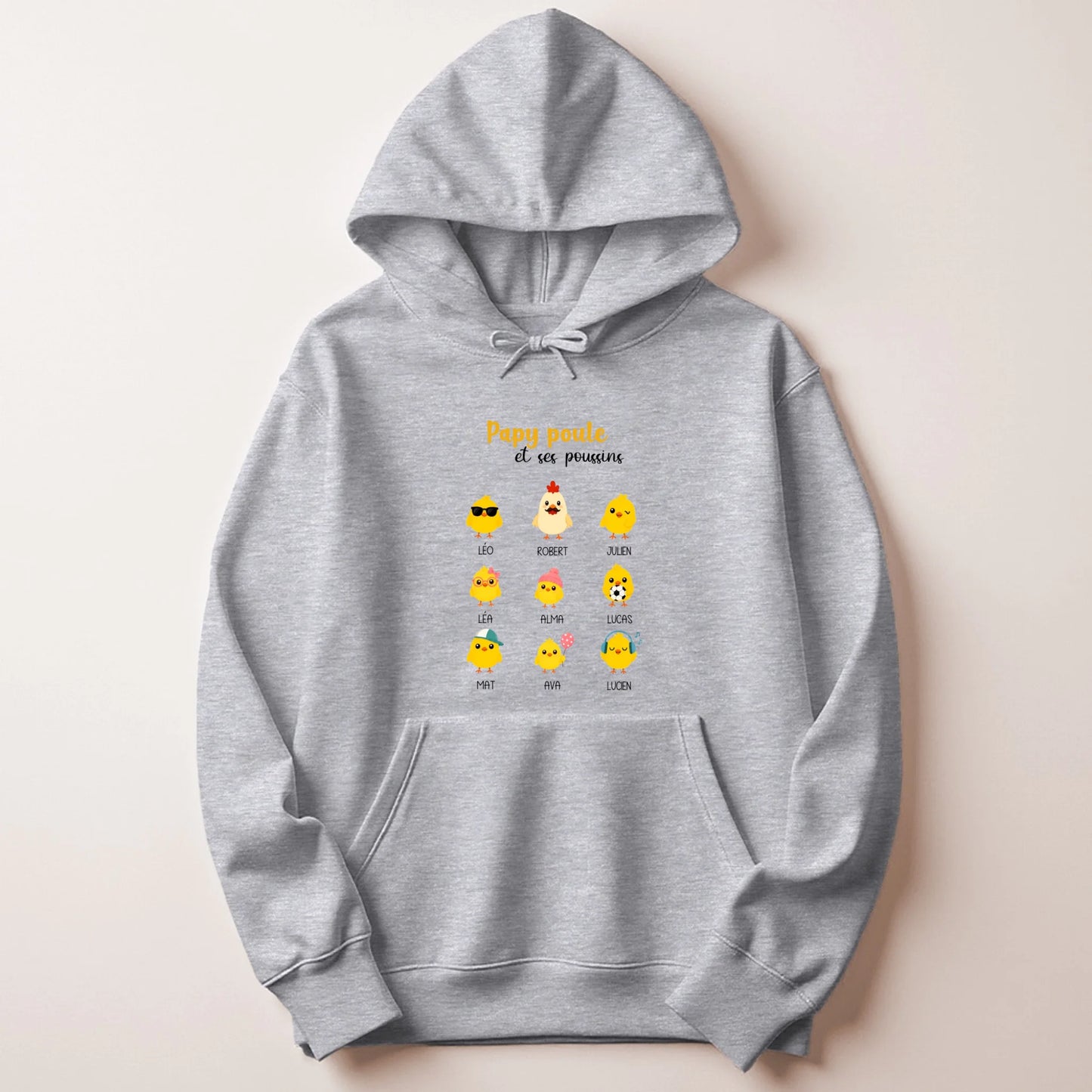Sweat à capuche Gris clair