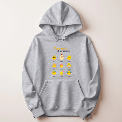 Sweat à capuche Gris clair