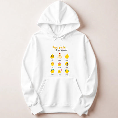 Sweat à capuche Blanc