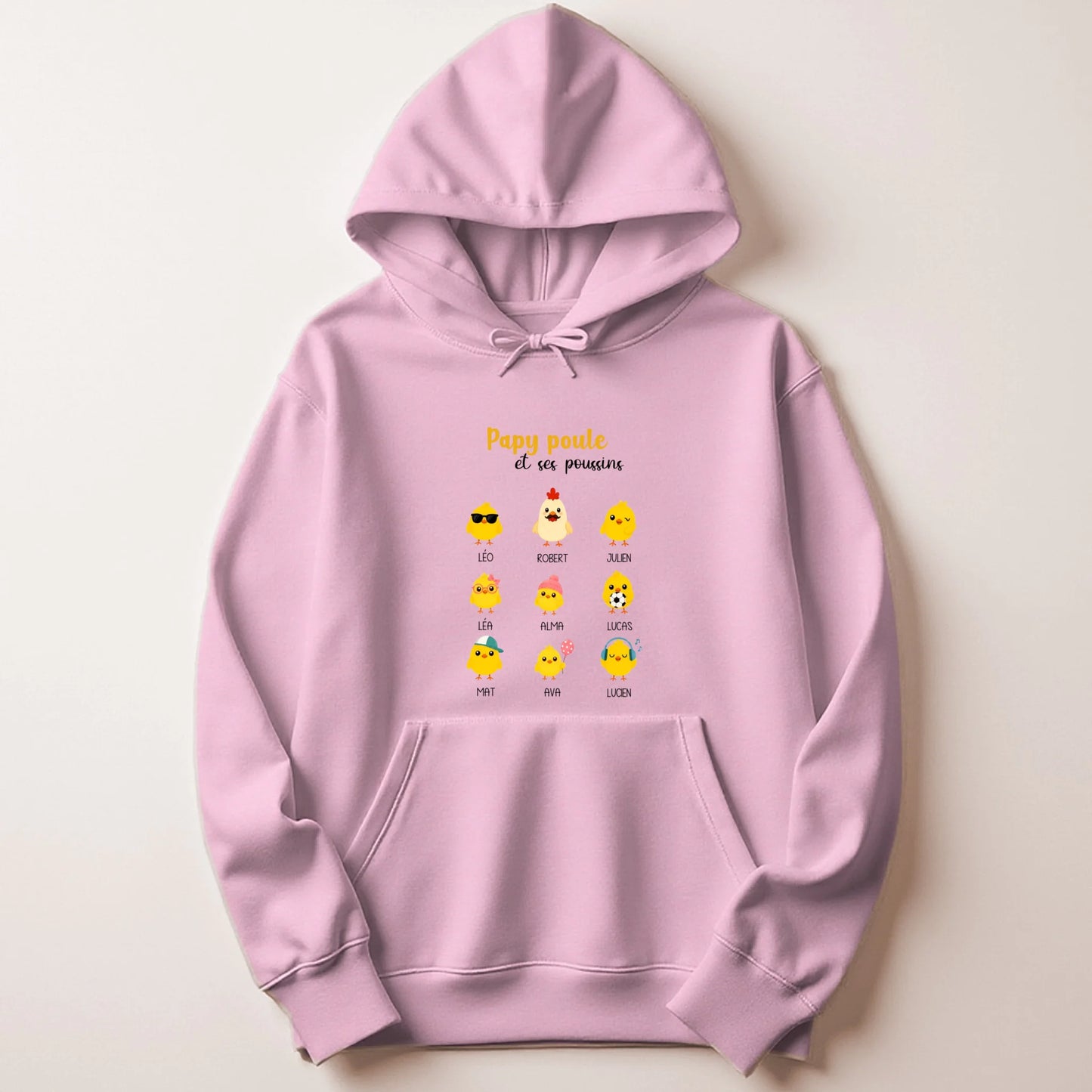 Sweat à capuche Rose clair