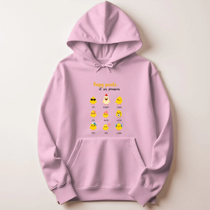 Sweat à capuche Rose clair