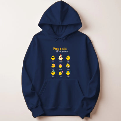 Sweat à capuche Marine