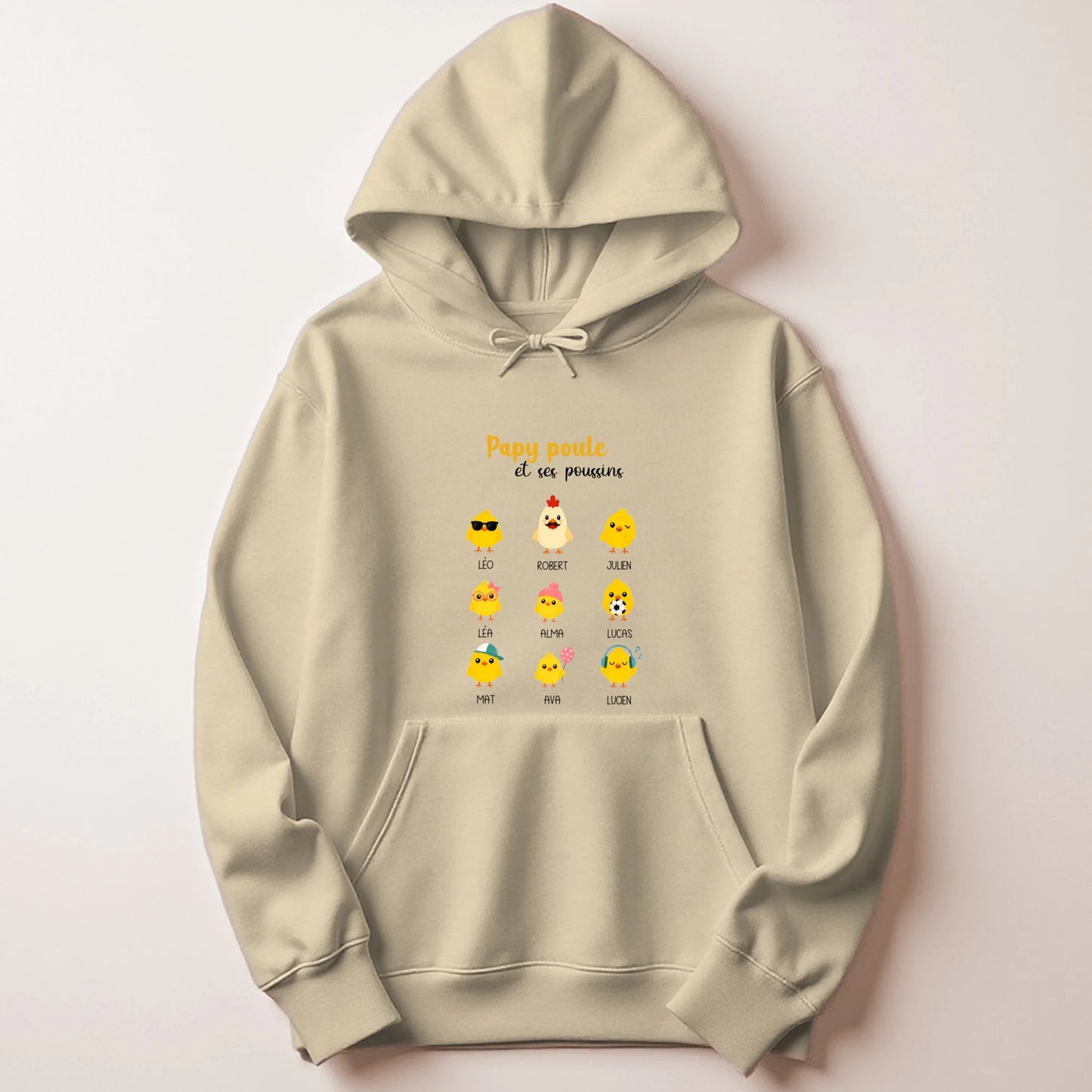 Sweat à capuche Beige