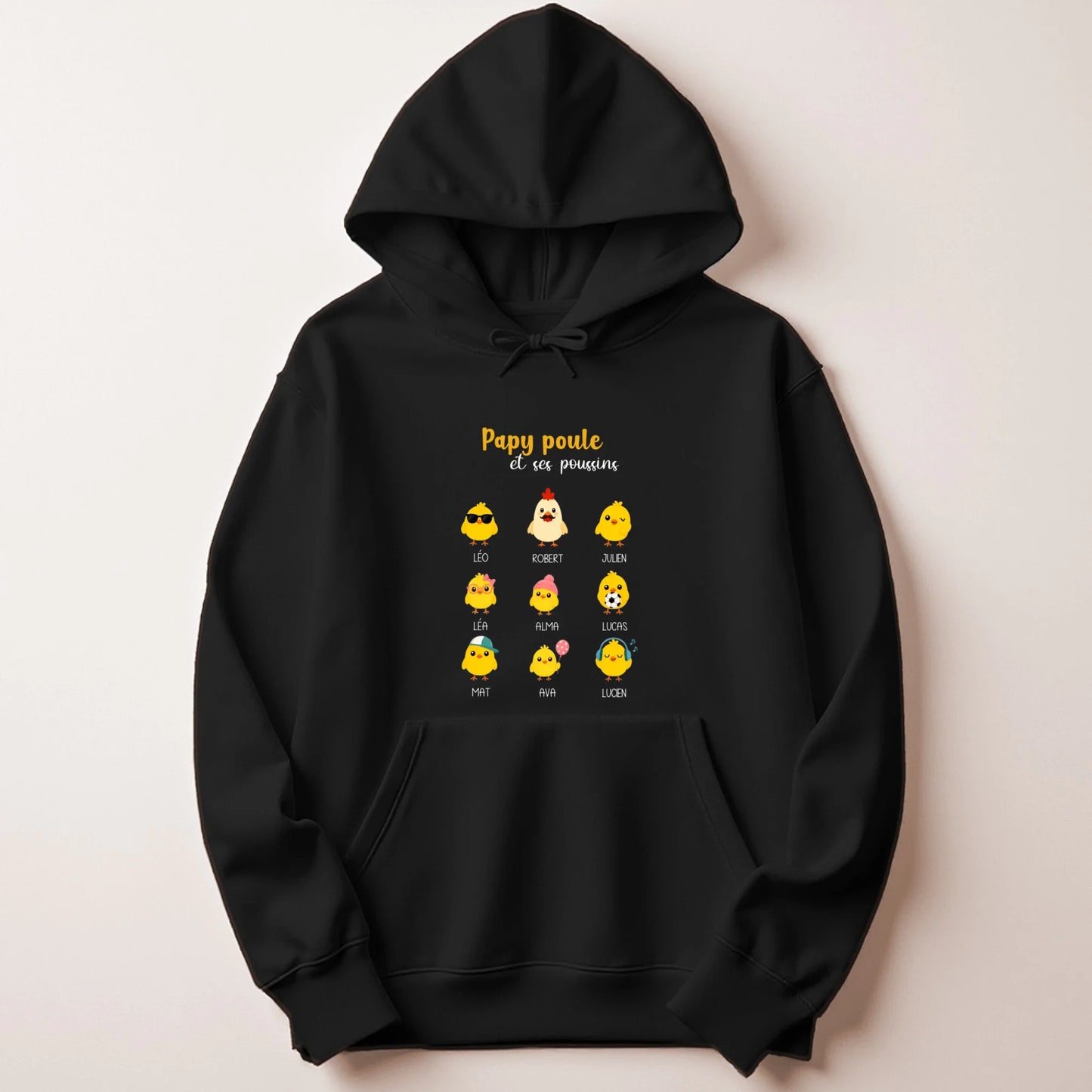 Sweat à capuche Noir