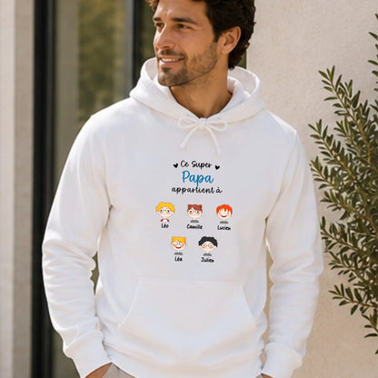 3Sweat a capuche papa Hop