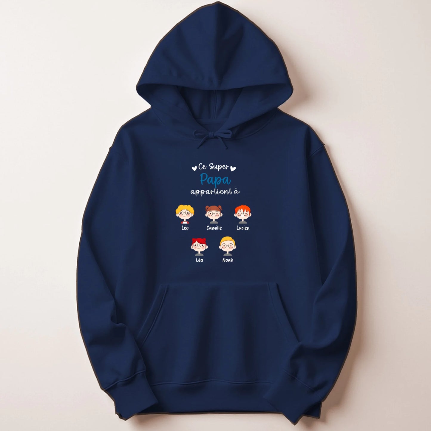 Sweat à capuche Marine