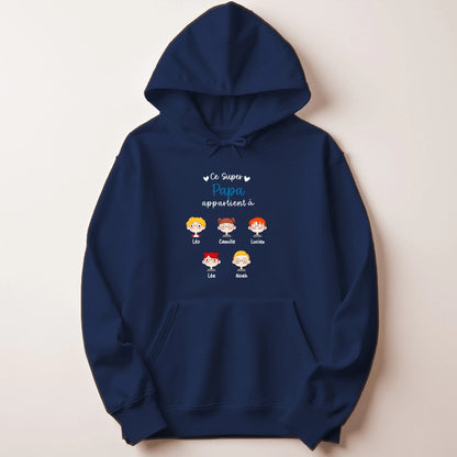 Sweat à capuche Marine