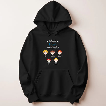 Sweat à capuche Noir