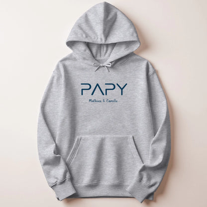 Sweat à capuche Gris clair