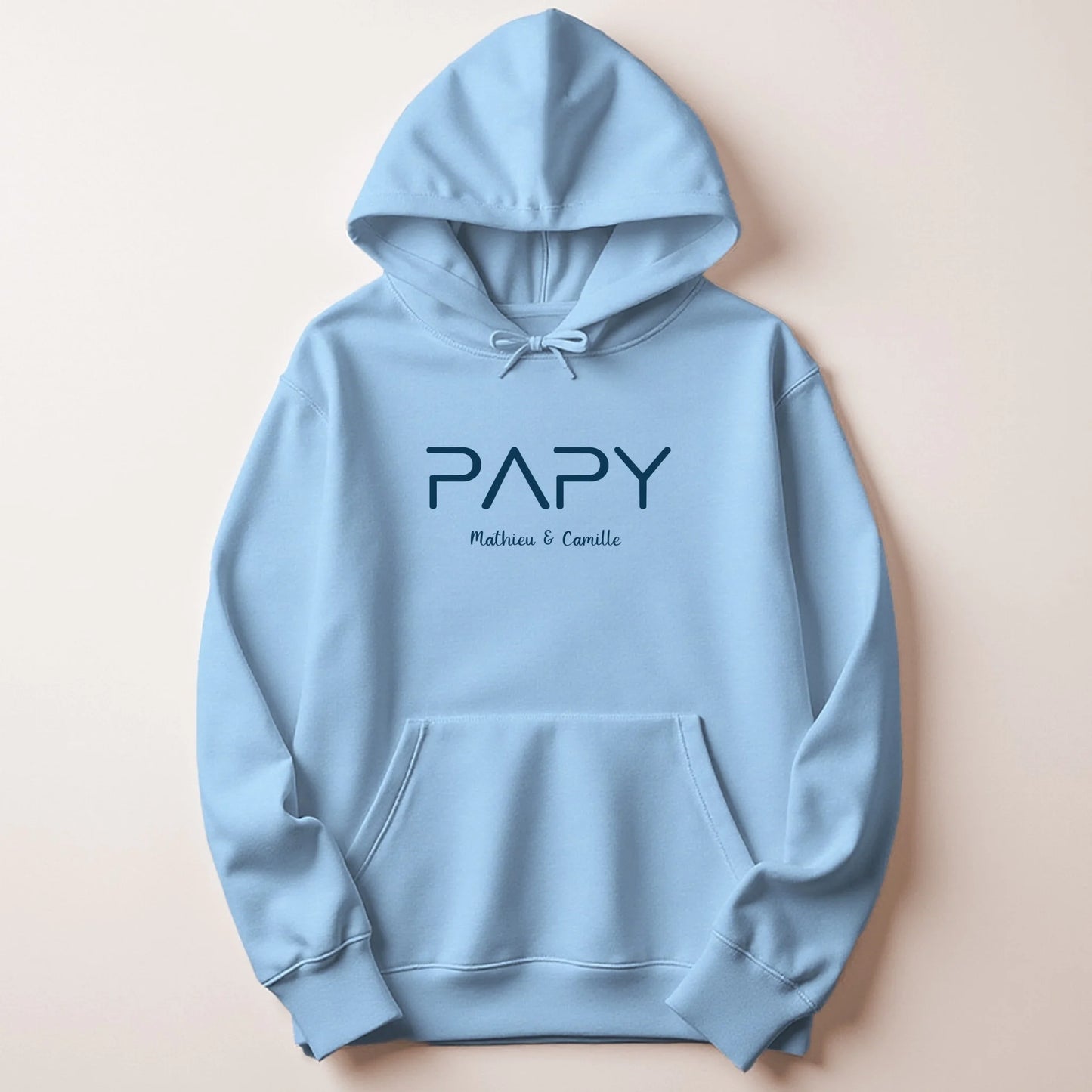 Sweat à capuche Bleu ciel