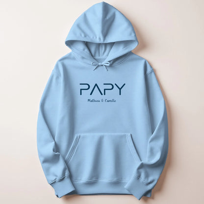 Sweat à capuche Bleu ciel