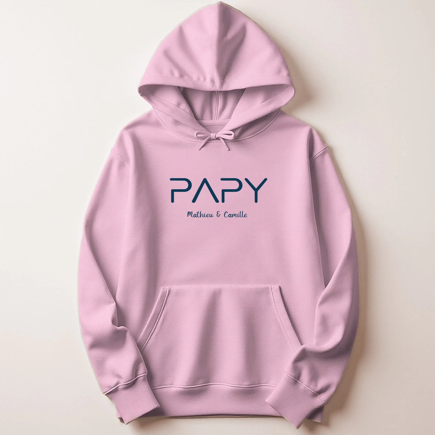 Sweat à capuche Rose clair