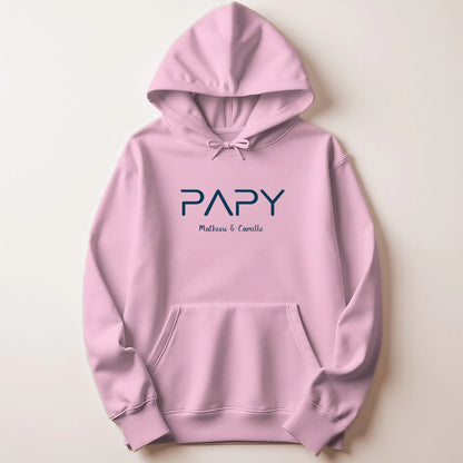 Sweat à capuche Rose clair