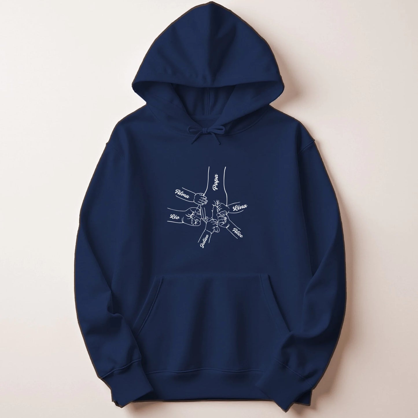 Sweat à capuche Marine