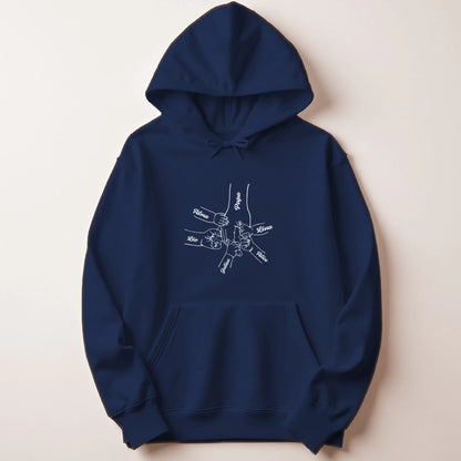 Sweat à capuche Marine
