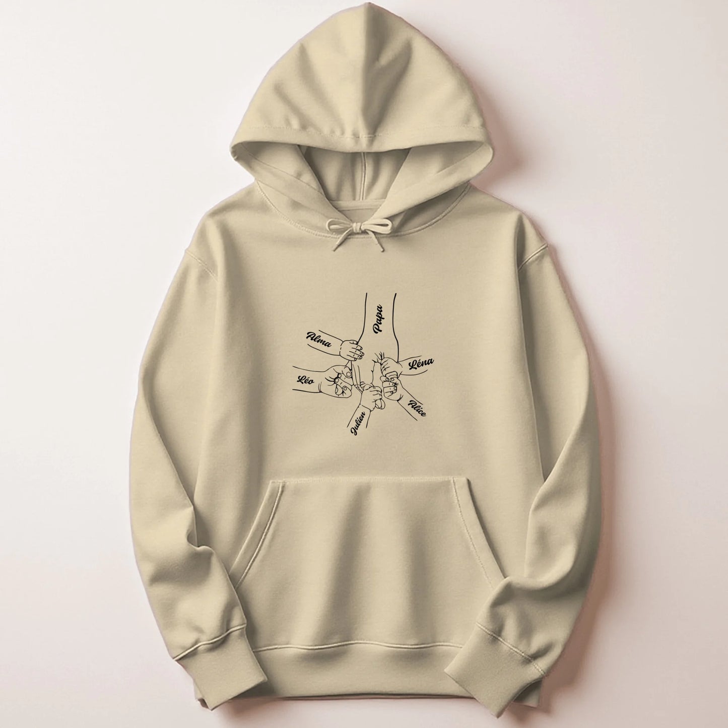 Sweat à capuche Beige