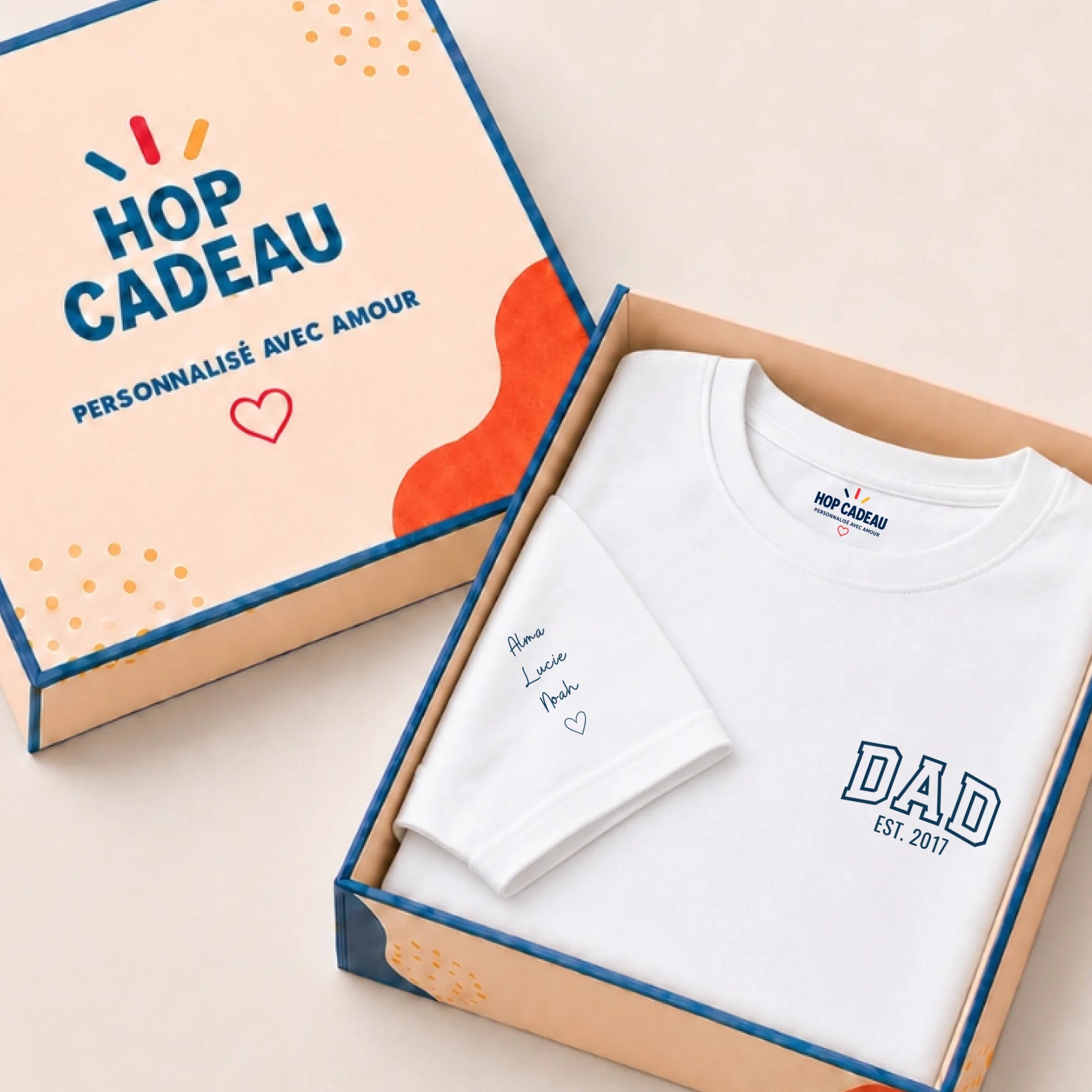 Tee shirt hop cadeau