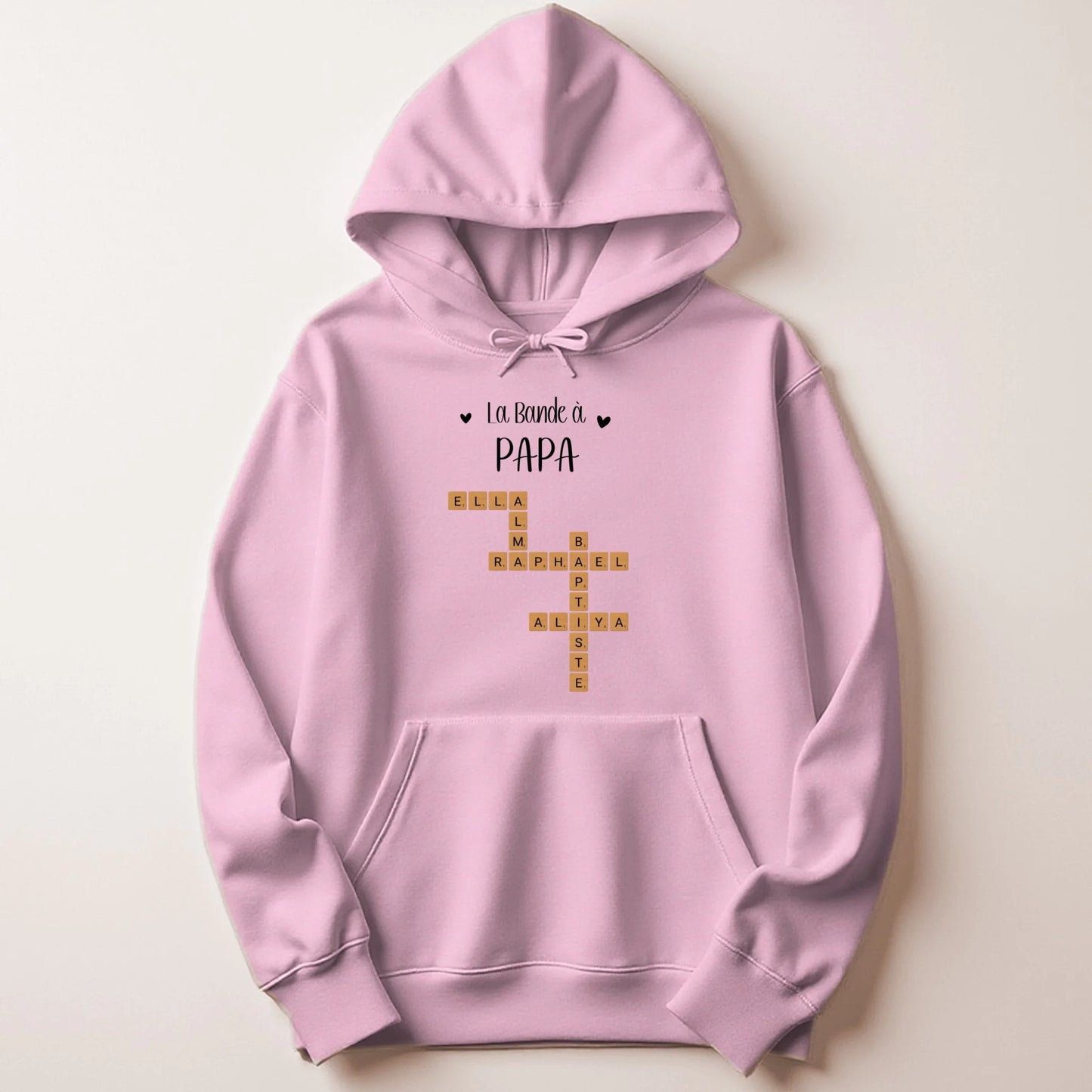 Sweat à capuche Rose clair