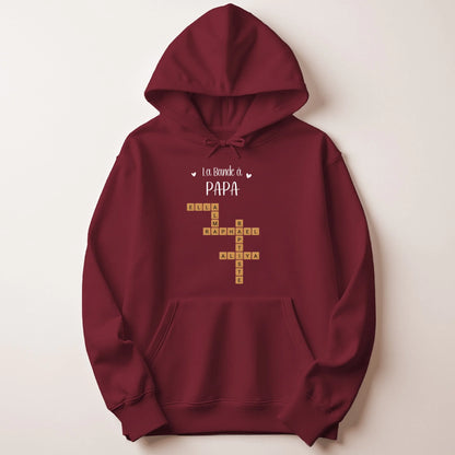 Sweat à capuche Bordeaux