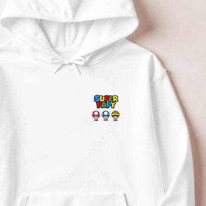 Sweat à capuche Blanc