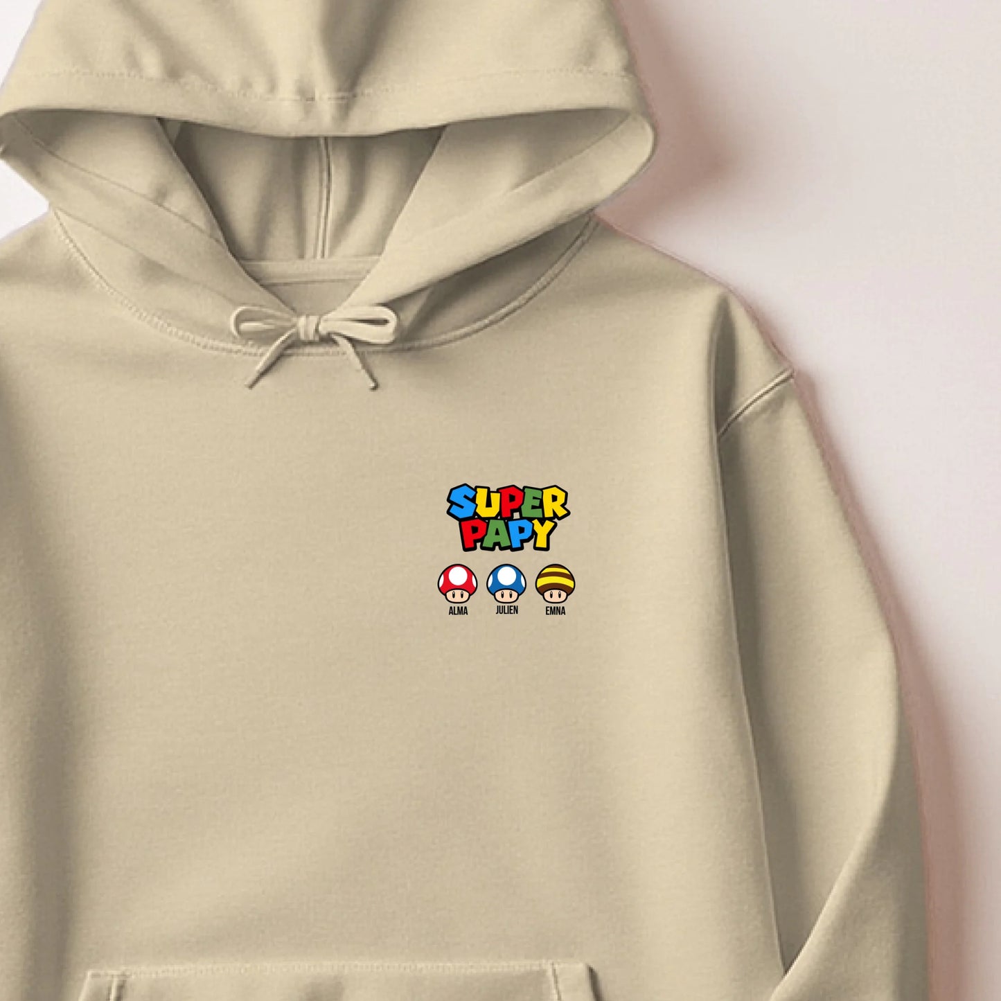 Sweat à capuche Beige