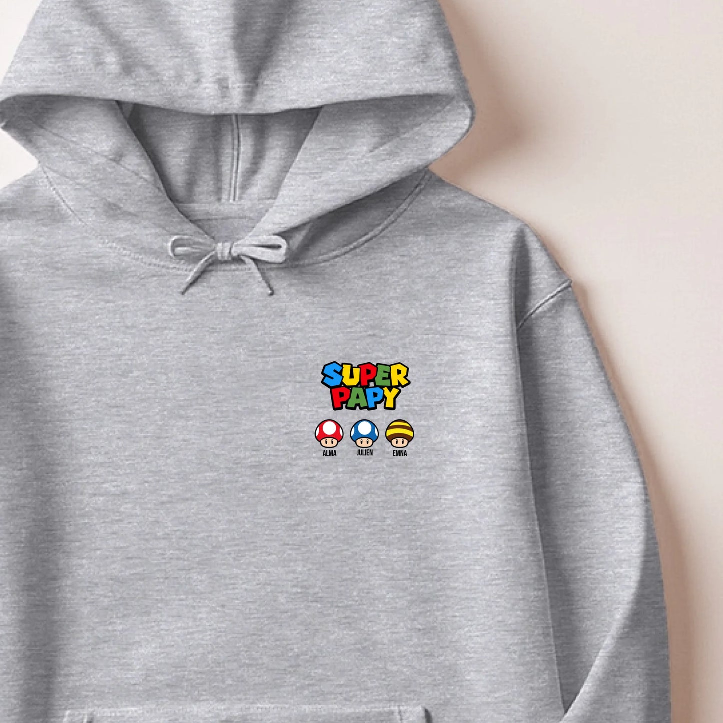 Sweat à capuche Gris clair