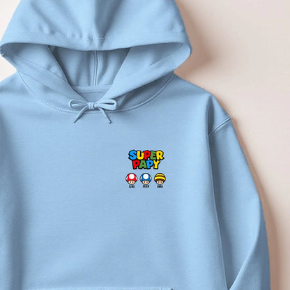 Sweat à capuche Bleu ciel
