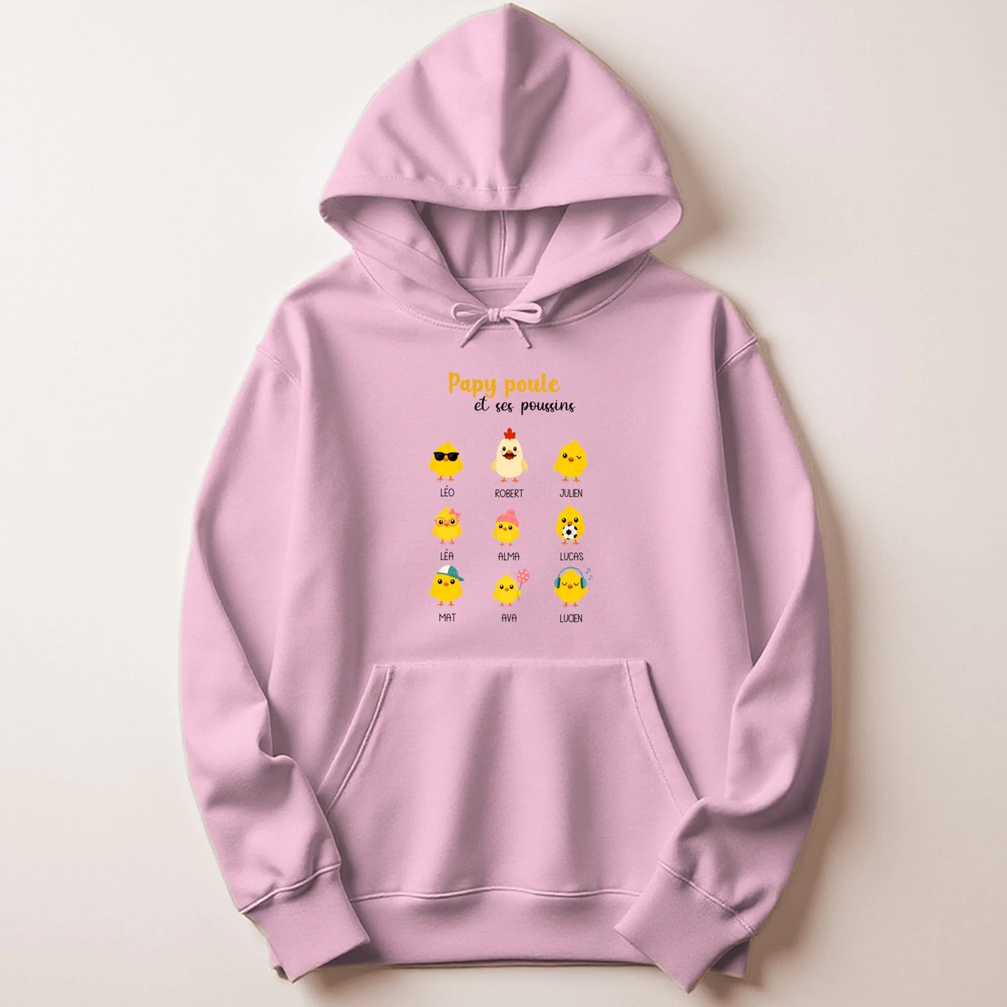 Sweat à capuche Rose clair