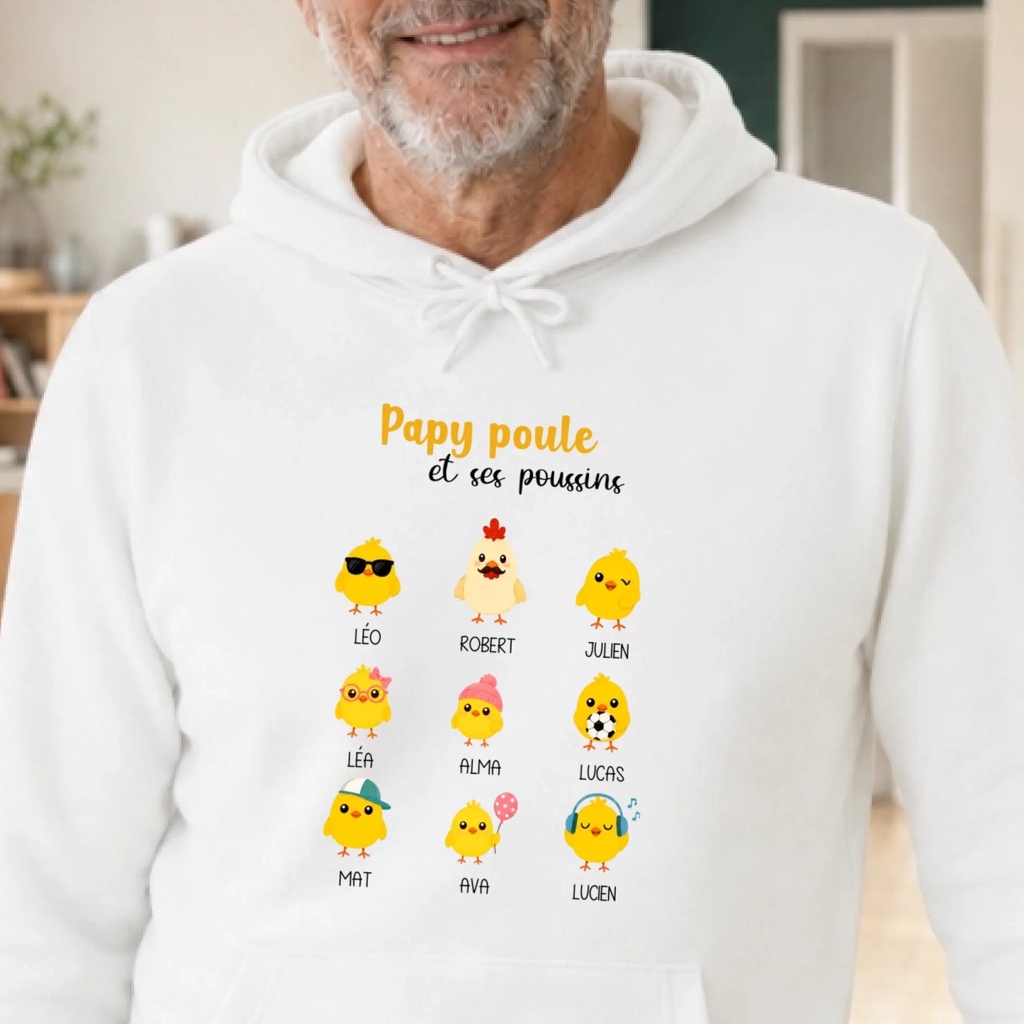 Sweat a capuche papy Hop 23