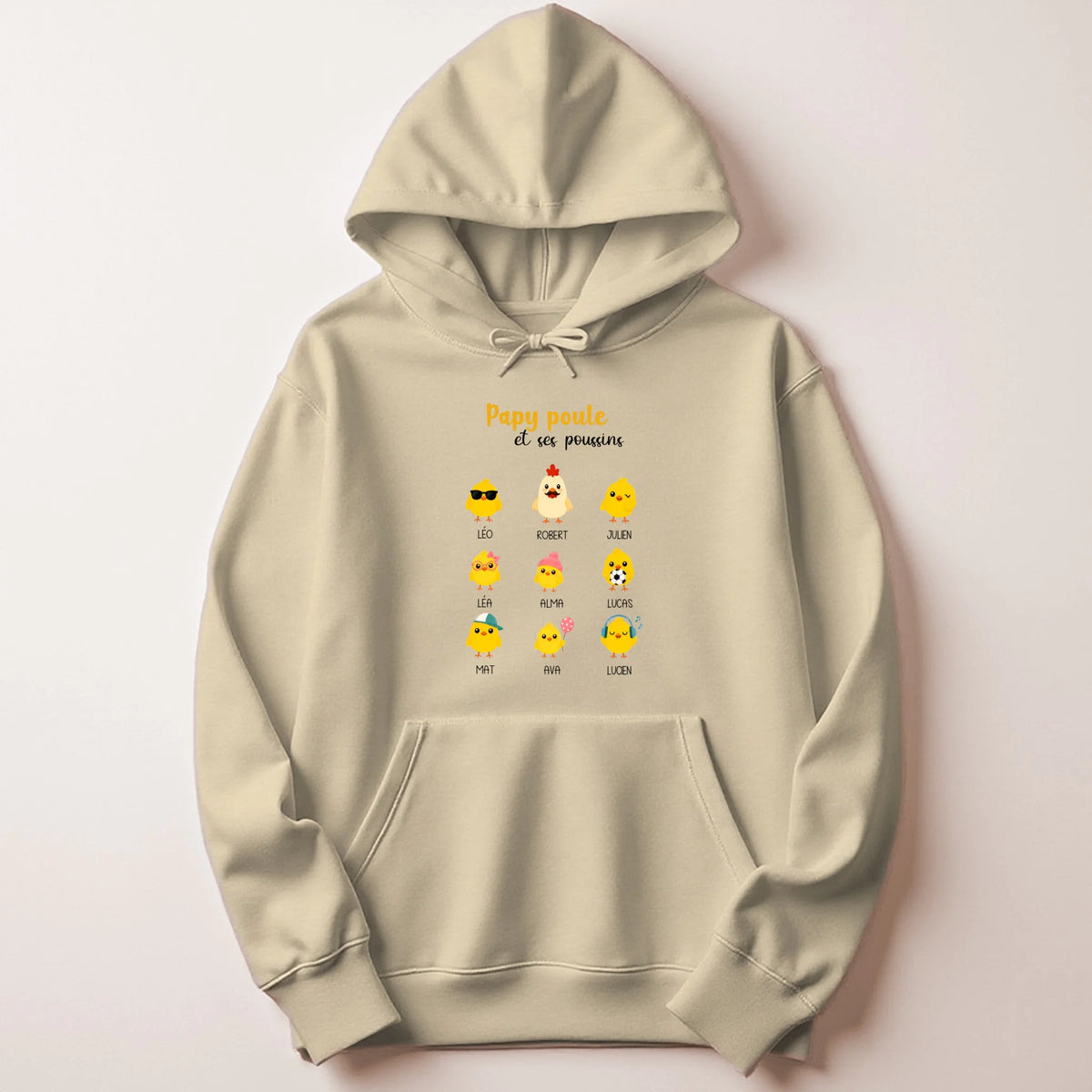 Sweat à capuche Beige