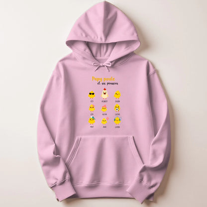 Sweat à capuche Rose clair