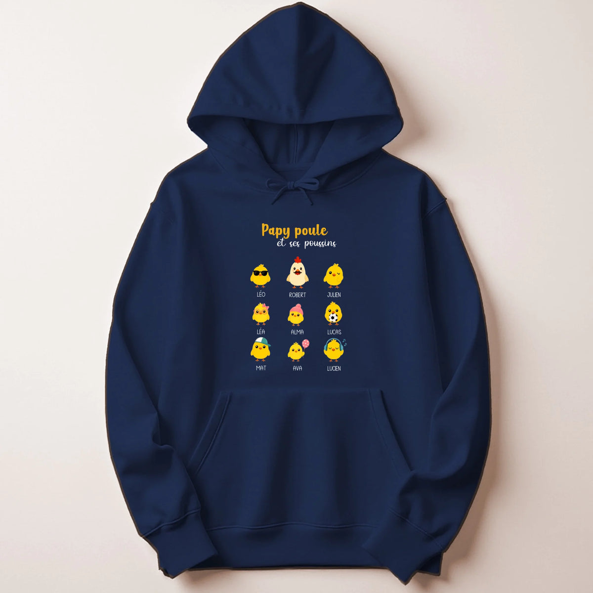 Sweat à capuche Marine
