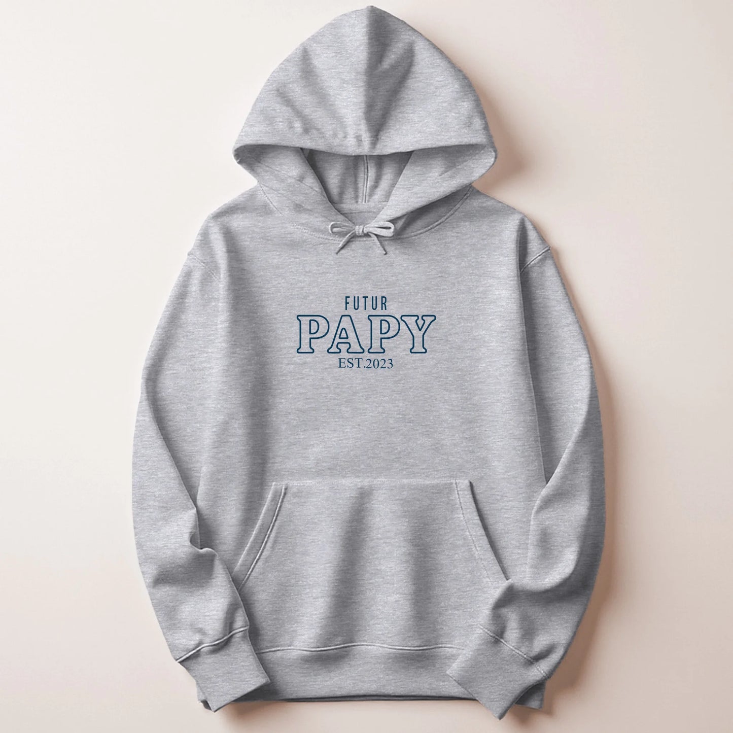 Sweat à capuche Gris clair