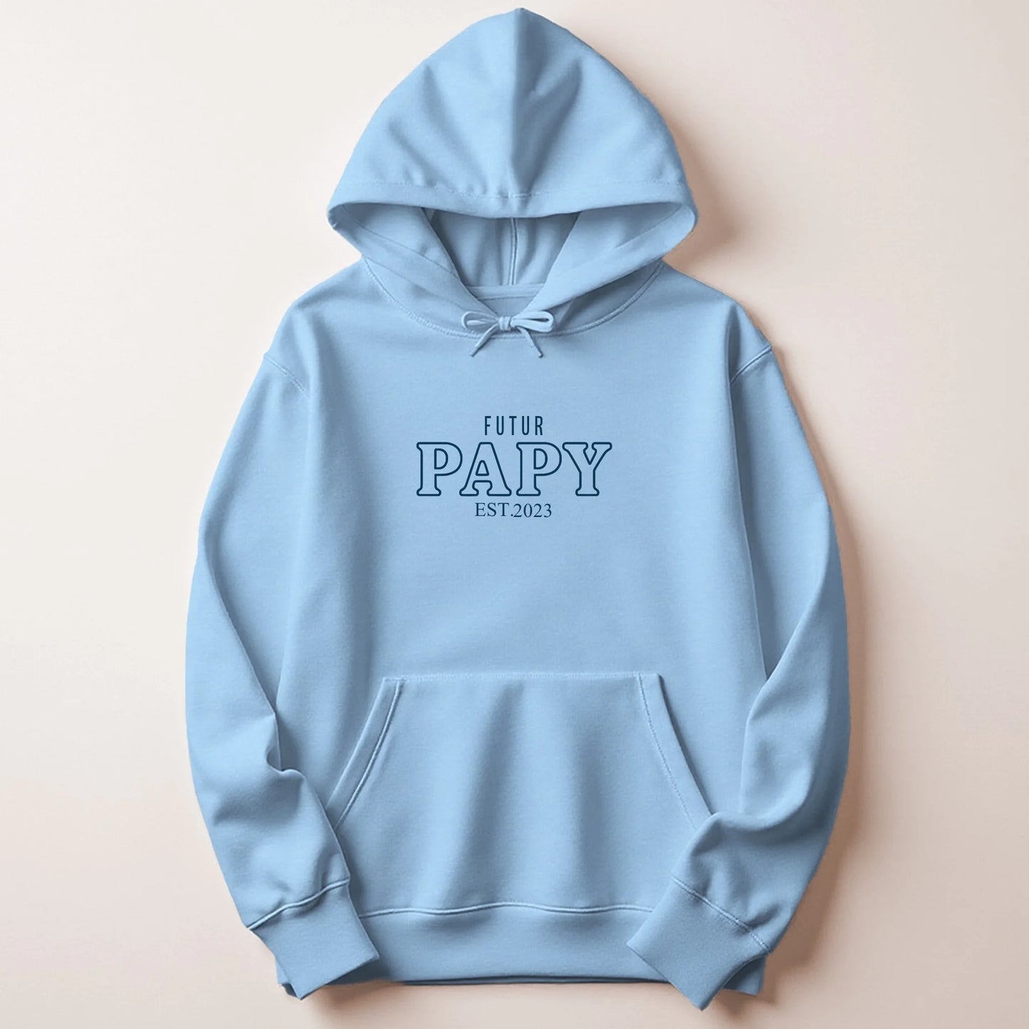 Sweat à capuche Bleu ciel