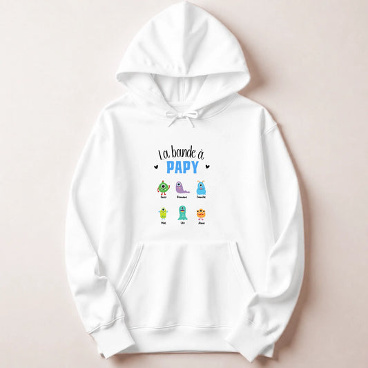 Sweat à capuche Blanc