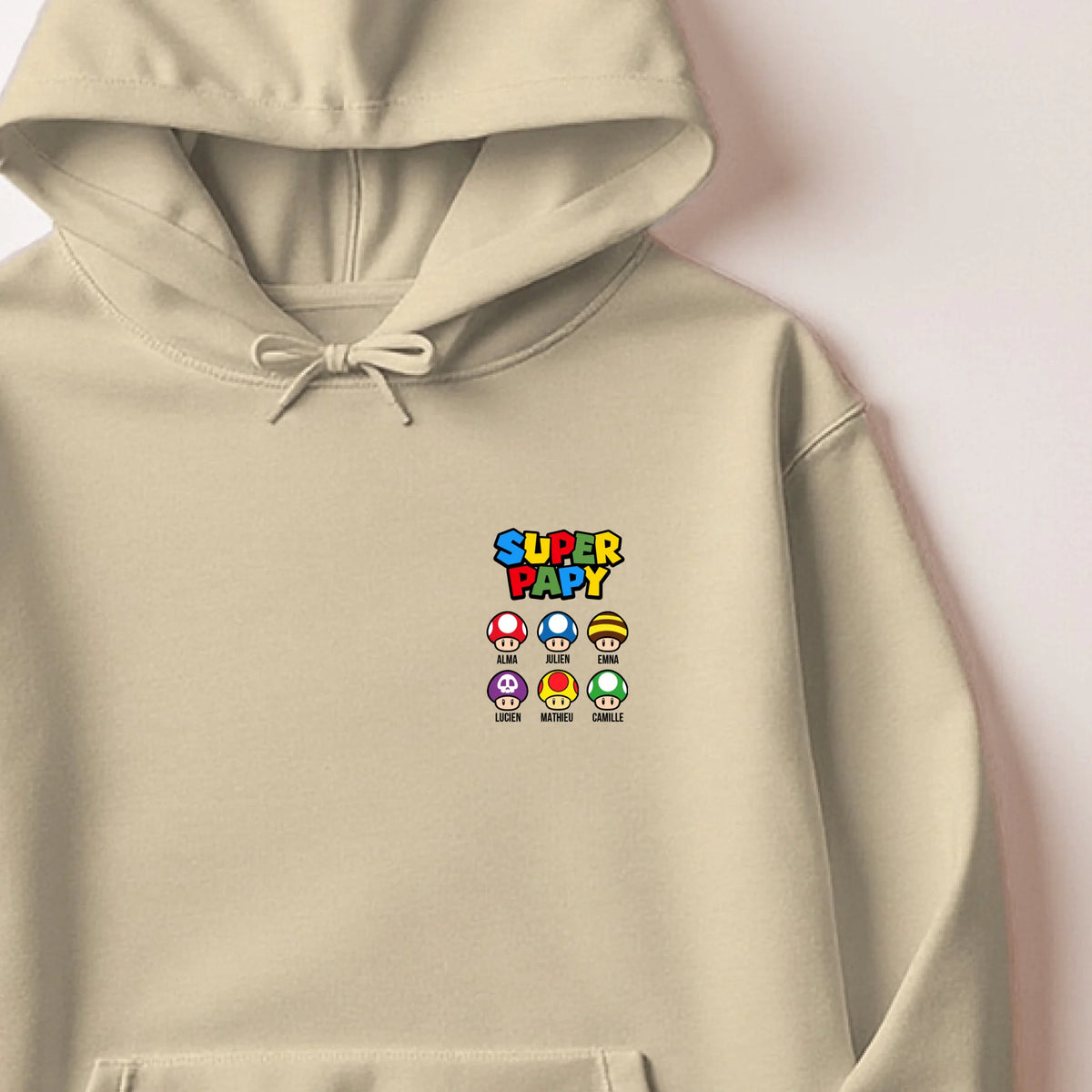 Sweat à capuche Beige