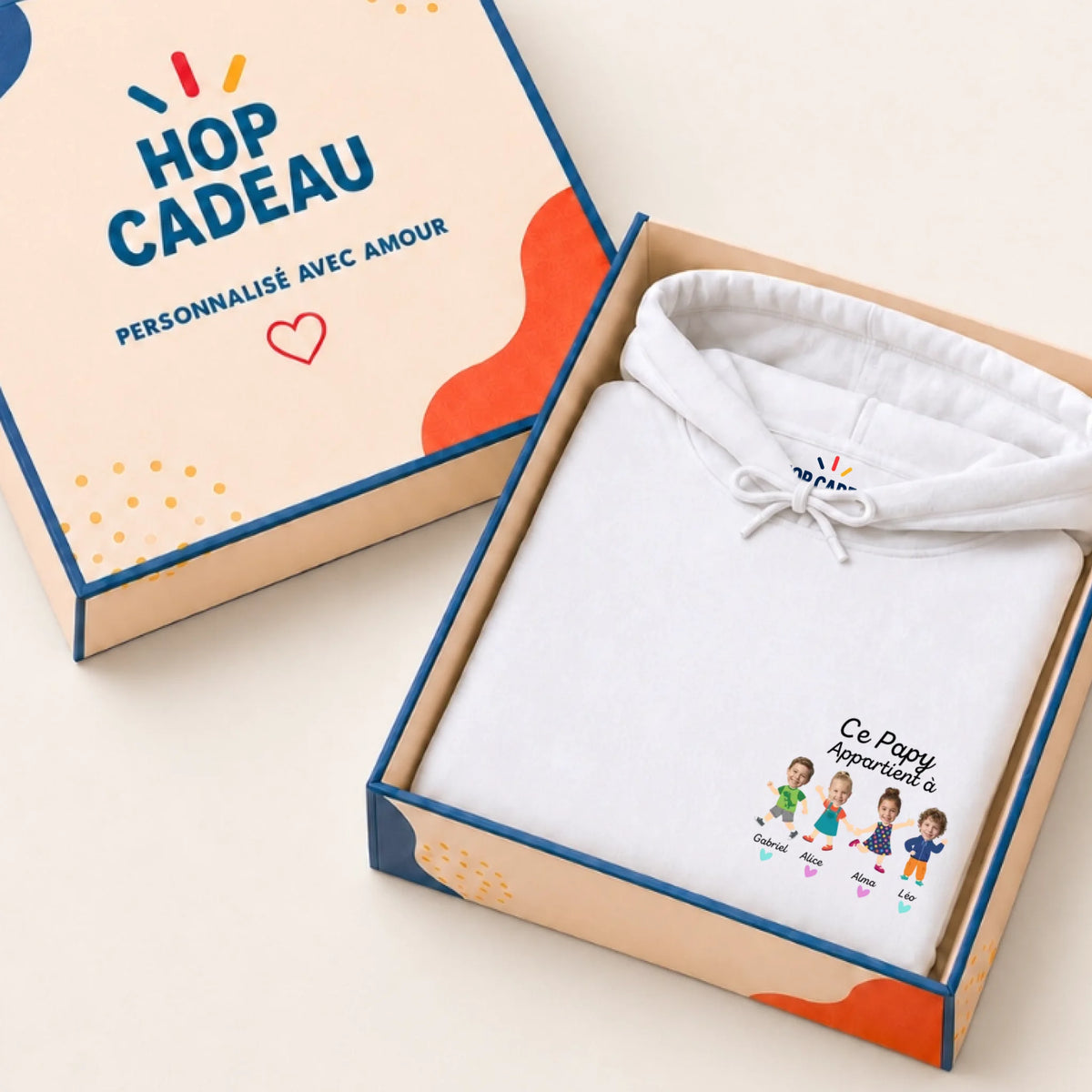Sweat shirt hop